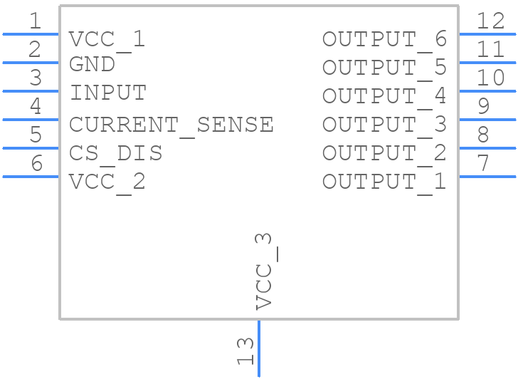 VN5025AJ-E - STMicroelectronics - PCB symbol