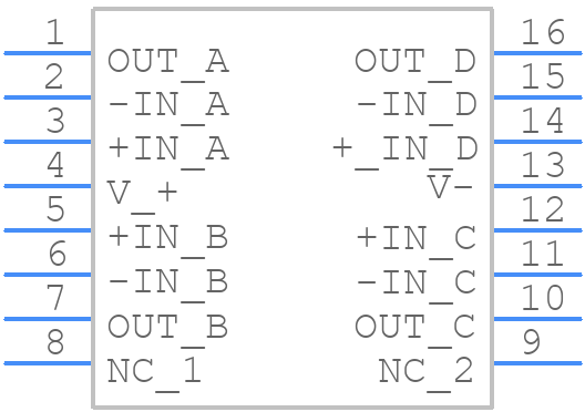 LT1079SW - Analog Devices - PCB symbol