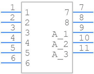 35RAPC7JS - Switchcraft - PCB symbol