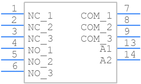 55.13.9.012.0000 - FINDER - PCB symbol