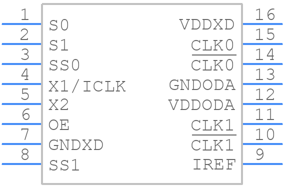 5V41129PGG - Renesas Electronics - PCB symbol