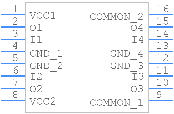 TBD62308APG,HZ - Toshiba - PCB symbol