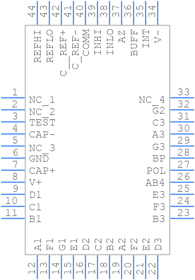 MAX138CMH+TD - Analog Devices - PCB symbol