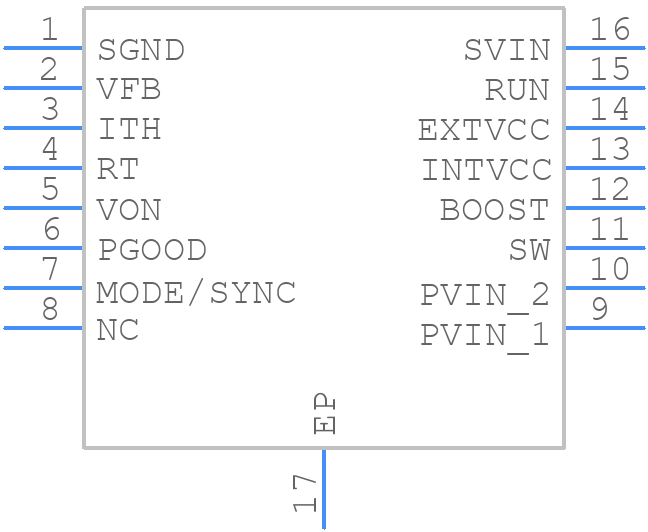 LTC3646IMSE-1#PBF - Analog Devices - PCB symbol
