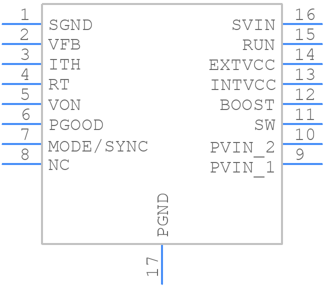 LTC3646HMSE-1#PBF - Analog Devices - PCB symbol