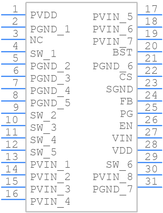 MIC24054YJL TR - Microchip - PCB symbol