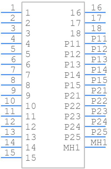 5810618004 - Cinch Connectivity Solutions - PCB symbol