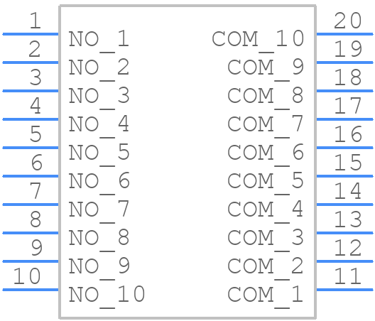 BD10 - C & K COMPONENTS - PCB symbol