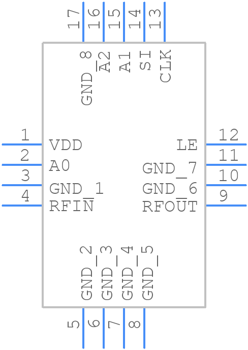 QPC6713SR - Qorvo - PCB symbol
