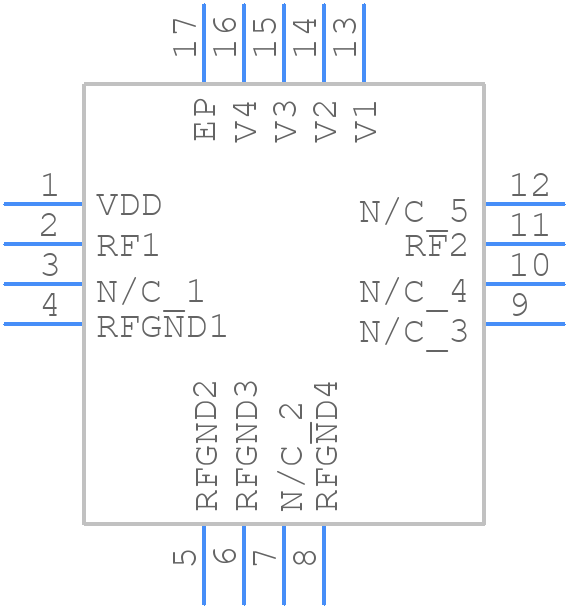 SKY12348-350LF - Skyworks - PCB symbol