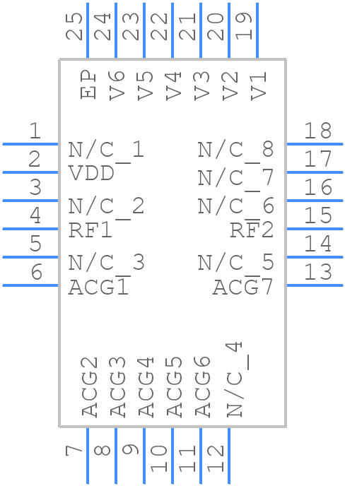 HMC472ALP4ETR - Analog Devices - PCB symbol