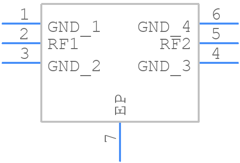 HMC656LP2E - Analog Devices - PCB symbol