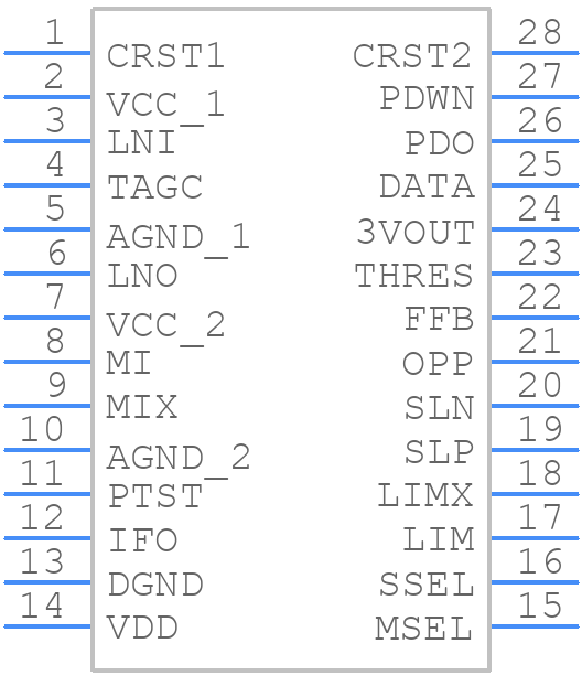 TDA7200XUMA1 - Infineon - PCB symbol