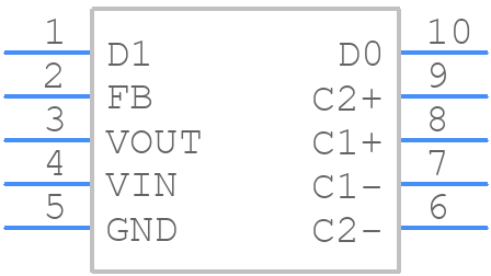 LTC3202EMS - Analog Devices - PCB symbol