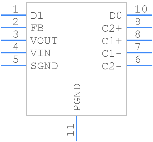 LTC3202EDD#TR - Analog Devices - PCB symbol