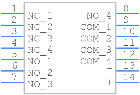 MY4-02-DC12 - Omron Electronics - PCB symbol