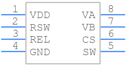 MIC4826YMM-TR - Microchip - PCB symbol