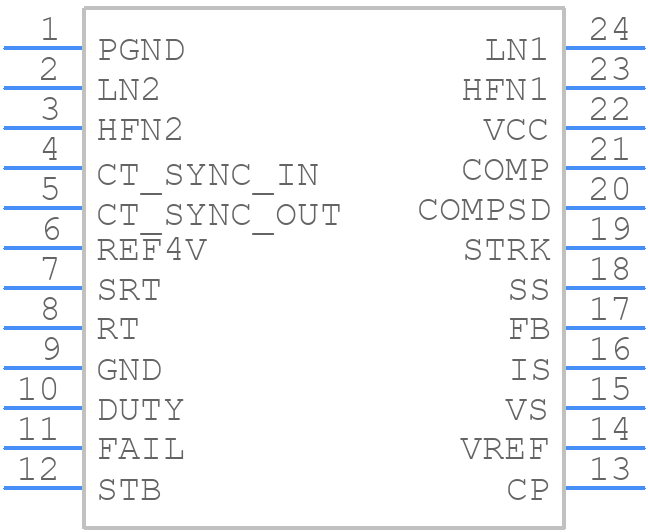 BD9270F-E2 - ROHM Semiconductor - PCB symbol