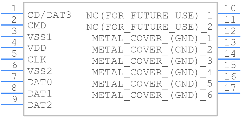 500972-1107 - Molex - PCB symbol