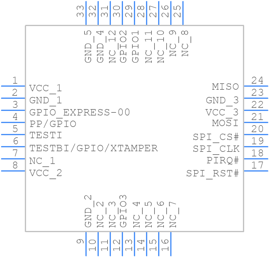 AT97SC3205-H3M4500B - Microchip - PCB symbol