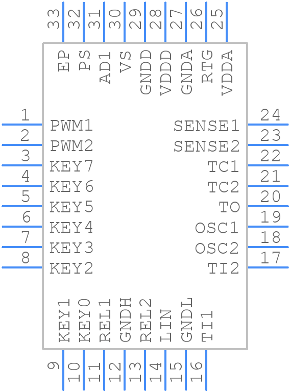 MLX81150LLW-DAA-000-RE - Melexis - PCB symbol