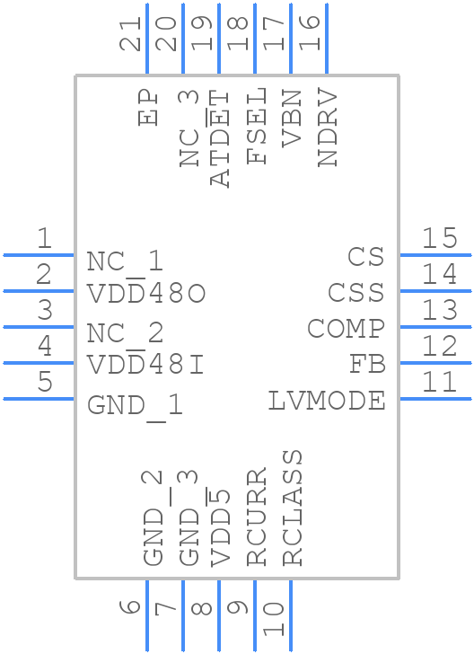 KTA1137AEUAB-TR - Kinetic Technologies - PCB symbol