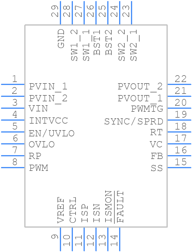 LT3942EUFD#PBF - Analog Devices - PCB symbol