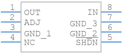 LT1963ES8#PBF - Analog Devices - PCB symbol