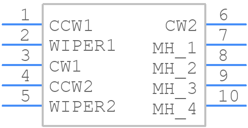 PTA2044-2015CPB103 - Bourns - PCB symbol