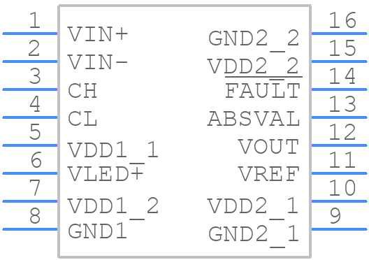 ACPL-785J-000E - Avago Technologies - PCB symbol