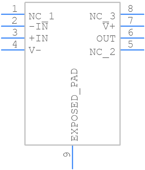 ADA4637-1ACPZ-R7 - Analog Devices - PCB symbol