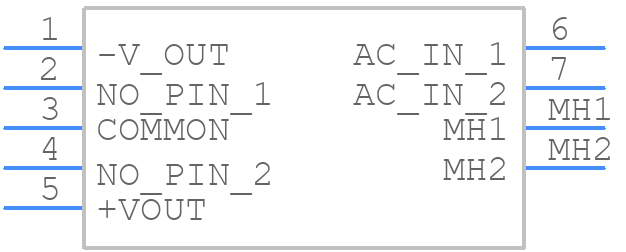 TPM 10212 - Traco Power - PCB symbol