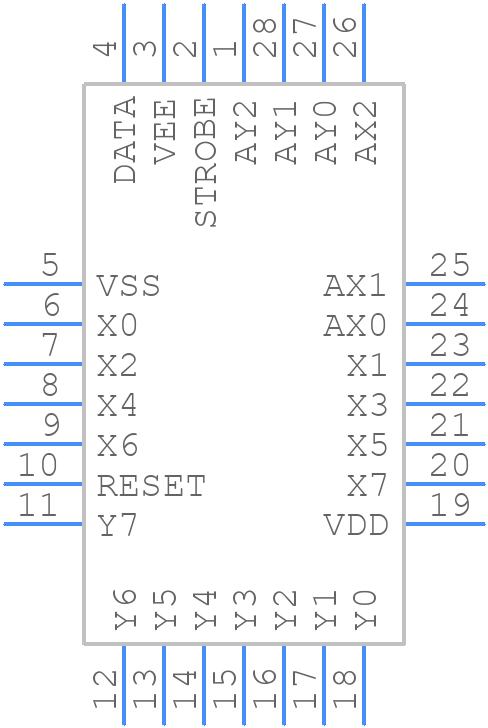 MT8808AP1 - Microchip - PCB symbol