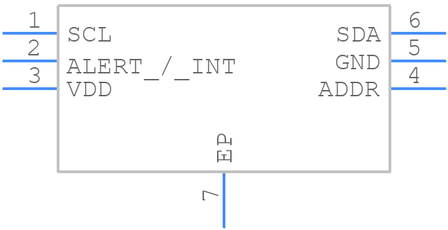 STTS22HTR - STMicroelectronics - PCB symbol