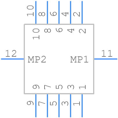 DF37NB-10DS-0.4V(53) - Hirose - PCB symbol