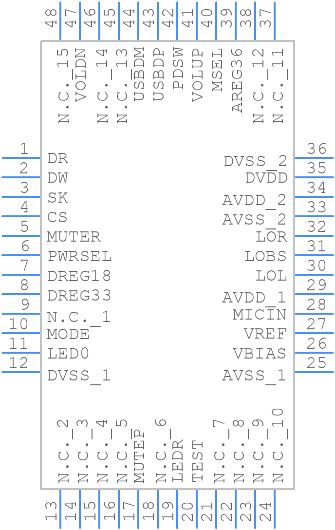 HS-100B - cmedia - PCB symbol