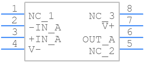 AD8551ARZ-REEL - Analog Devices - PCB symbol