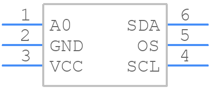 PCT2075GVX - NXP - PCB symbol