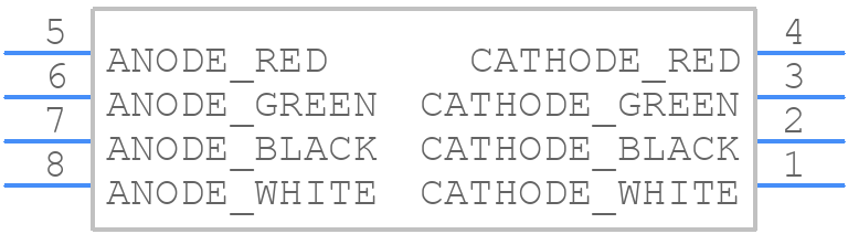 TJ-S5050UG3W5TLCRGBDW-A5 - TOGIALED - PCB symbol