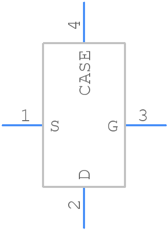 2N4416A - Central Semiconductor - PCB symbol