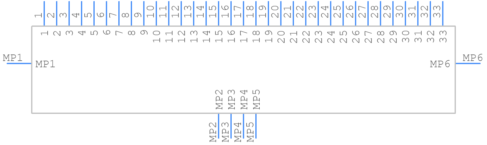 5022443330 - Molex - PCB symbol