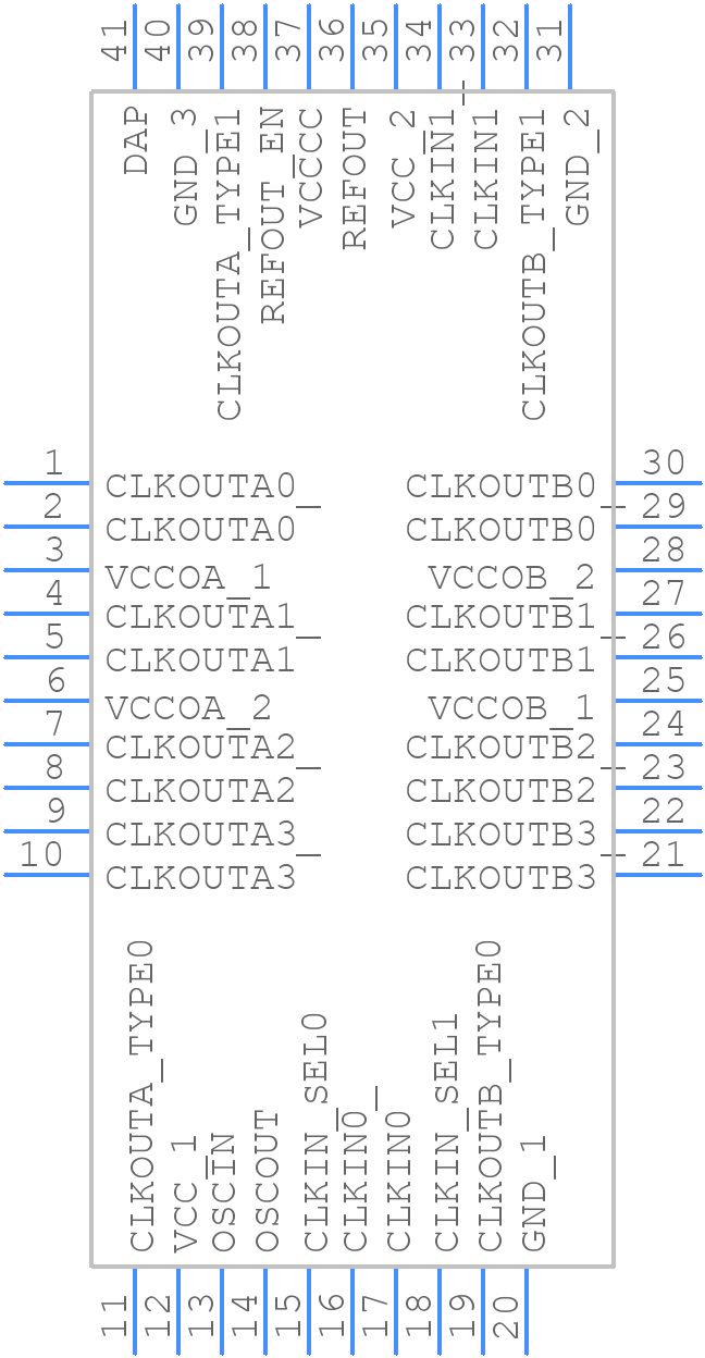 LMK00308SQE/NOPB - Texas Instruments - PCB symbol
