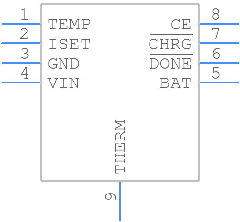 DIO5158XS8 - DIOO Microcircuits - PCB symbol