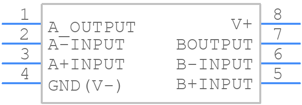 NJM2742M - Nisshinbo - PCB symbol