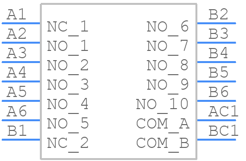 MRK206-BC - NKK Switches - PCB symbol