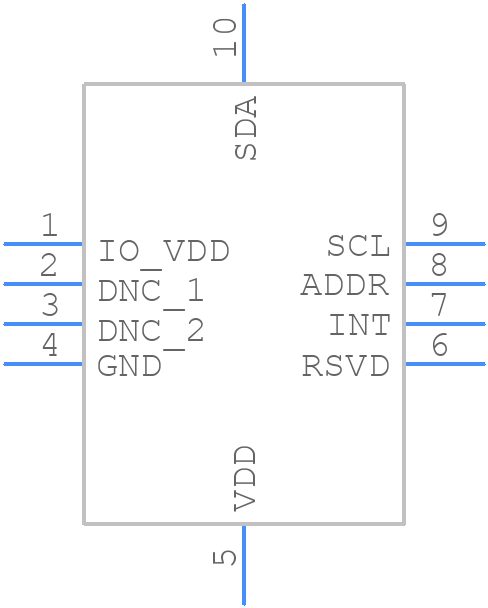 KXCJB-1041-SR - Kionix - PCB symbol