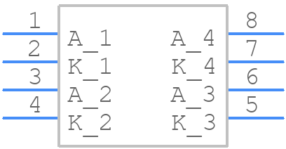 ASSR-V621-302E - Avago Technologies - PCB symbol
