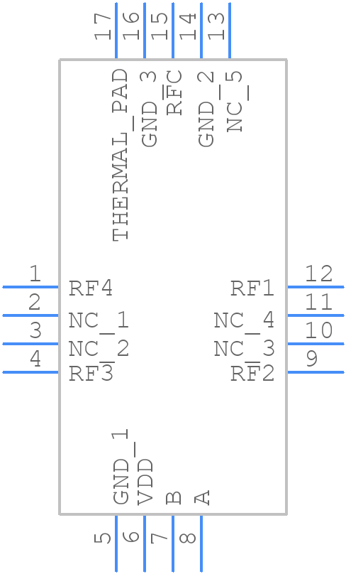 108333-HMC241ALP3 - Analog Devices - PCB symbol
