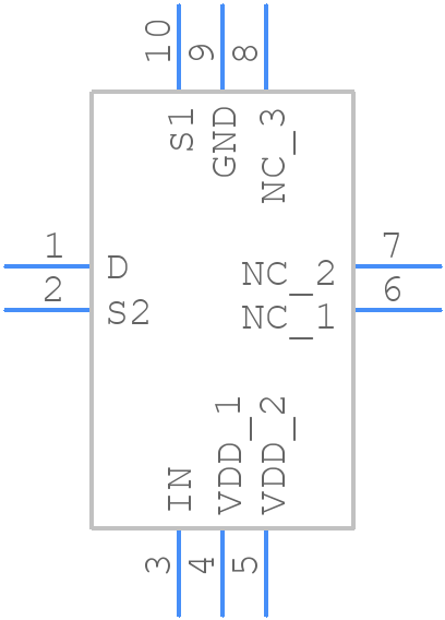 ADG852 - Analog Devices - PCB symbol