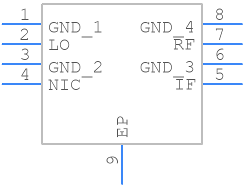 HMC219BMS8GE - Analog Devices - PCB symbol